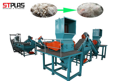 Fast LDPE Waste Film Plastic Recycling Machine And Washing machine With Long Service