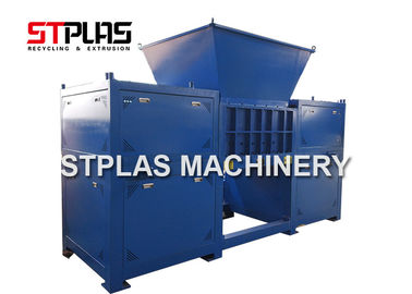 Double Shaft Industrial Plastic Shredder Machine For Plastic Bottle / Hard Flakes