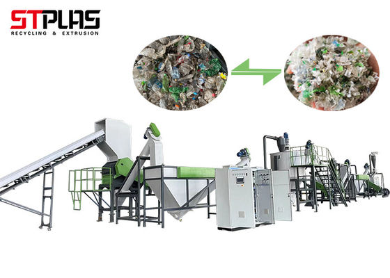 SGS 1000kg/H Pet Bottle Washing Machine , PET Washing Line