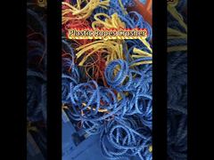 Ağır hizmet tipi Plastik HDPE PE halat kırıcı 200-500kg/sa