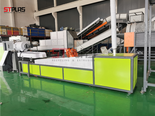 300kg/h Polyethylene PE recycled Film Plastic Recycling Pellet Machine