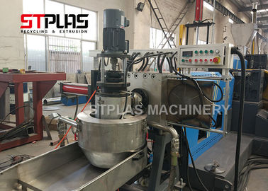 HDPE PE Bottle Plastic Flakes Recycling Machine Water Ring Cutting Design