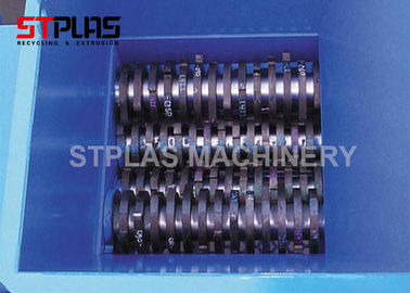 Double Shaft Industrial Plastic Shredder Machine For Plastic Bottle / Hard Flakes