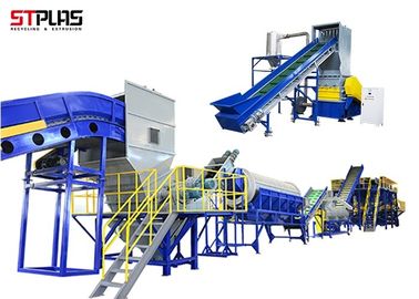 Semi-Automatic Plastic Crushing and Washing Machine PET Recycling Machine