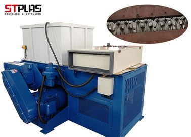 Waste Single Shaft Plastic Shredder Machine With D2 , 15kw - 110kw Power