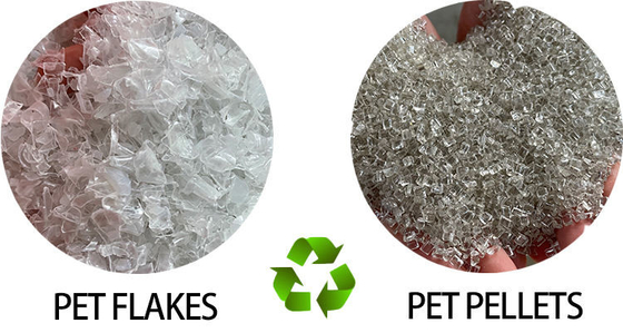 Co Rotating HDPE  Pet Flakes Plastic Granulator Machine